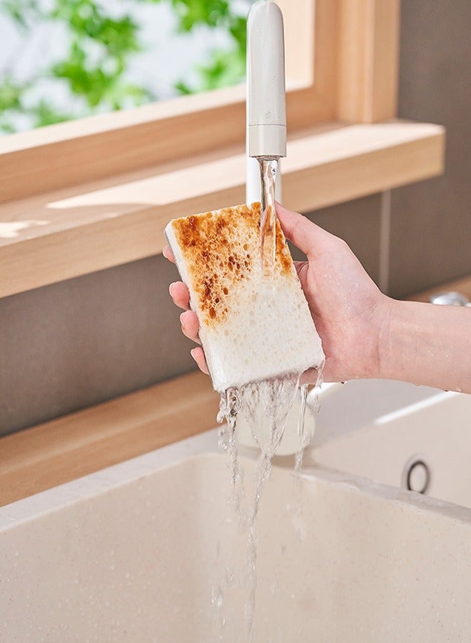 kinbata Kinbata Dishwashing Sponge Scouring Pad Kitchen Rag Magic Erase N Water Absorbent Durable Sponge Cleaning Cloth 6 Pieces Microfiber Anti-Scratch Dishwashing Sponge, Multi-Purpose Dishwashing Brush  - Image 2