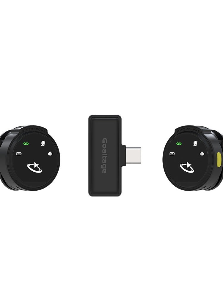 Goaltage AirCast Wireless Lavalier Microphone with Noise Cancellation, Automatic Pairing, Digital Display, Magnetic Charging Case and Wide Compatibility (MIC02)  - Image 3