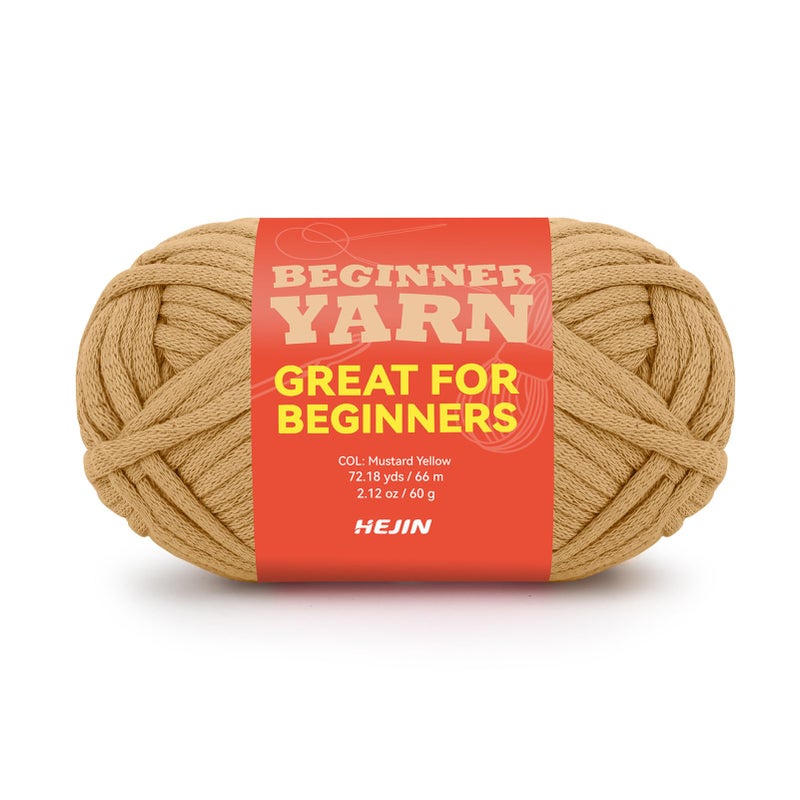 60g Cinnamon Apricot Yarn for Crocheting and Knitting66m 72yds Cotton Yarn for Beginners with EasytoSee StitchesWorstedWeight Medium 4CottonNylon Blend Yarn for Beginners Crochet Kit Making
