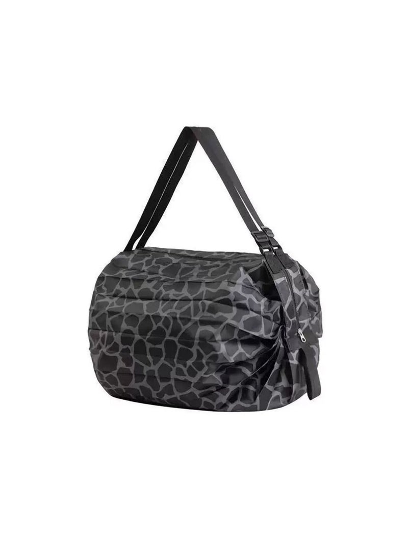 MissTiara - Collapsible And Reusable Shopping Bag Black - Image 1