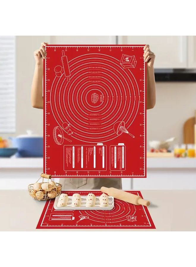 Reusable Baking Mat 1pc 15 75inch By 30 Easy Clean Pastry Sheet For Dough Pizza Cakes Cookies - Image 2