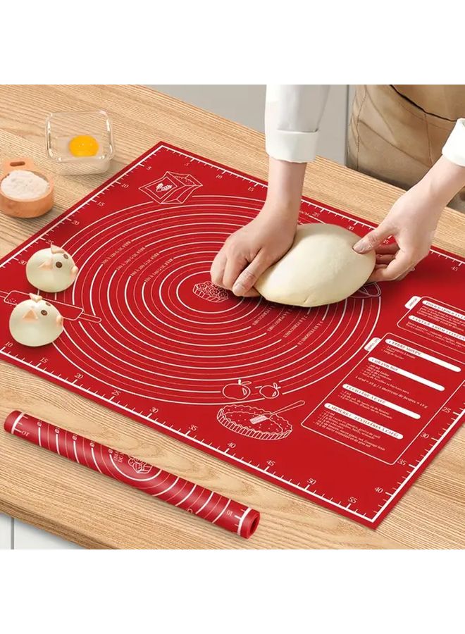 Reusable Baking Mat 1pc 15 75inch By 30 Easy Clean Pastry Sheet For Dough Pizza Cakes Cookies - Image 1