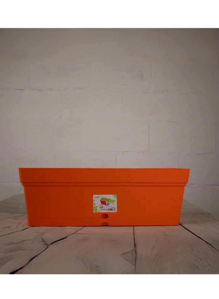GROW Mintra 50cm wide plastic planter coloured - Image 4