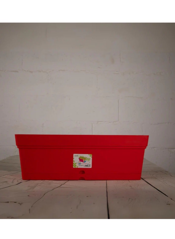 GROW Mintra 50cm wide plastic planter coloured - Image 5