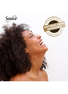 Suave Suave Luscious Curly Hair Shampoo and Conditioner Set for Women With Natural Hair, with Leave-In Conditioner for Curly Hair and Detangling Spray, 4 Count  - Image 4