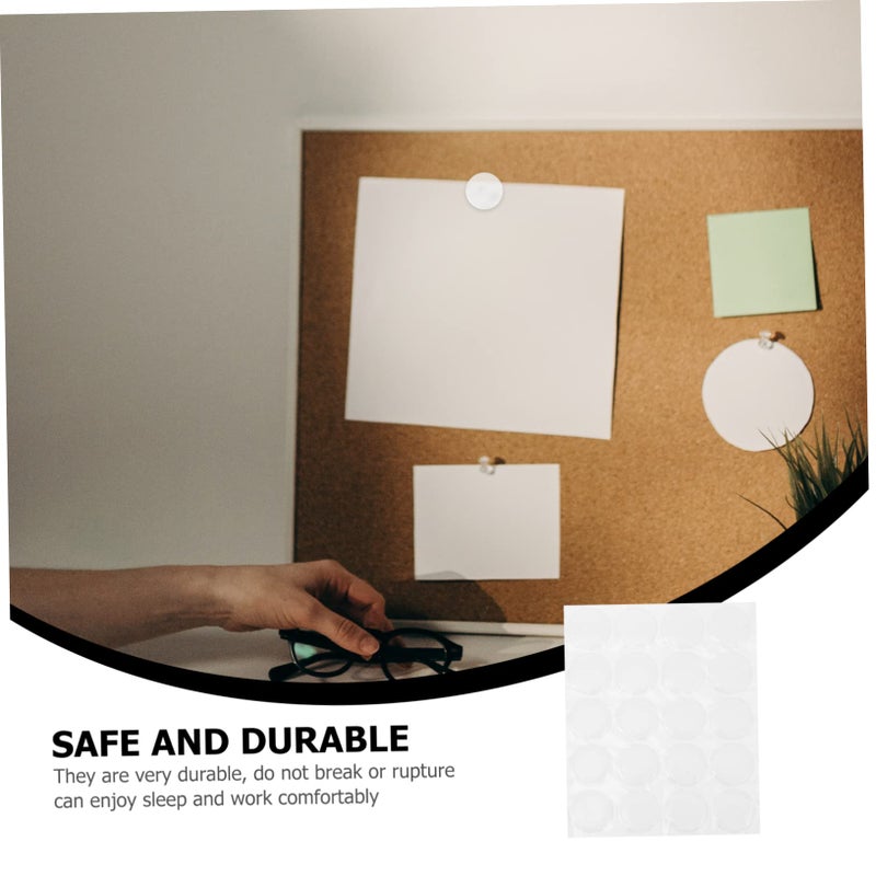 30 Pack White Epoxy Door Wall Protector Patches Reduce Noise Anti Collision Stickers - Image 3