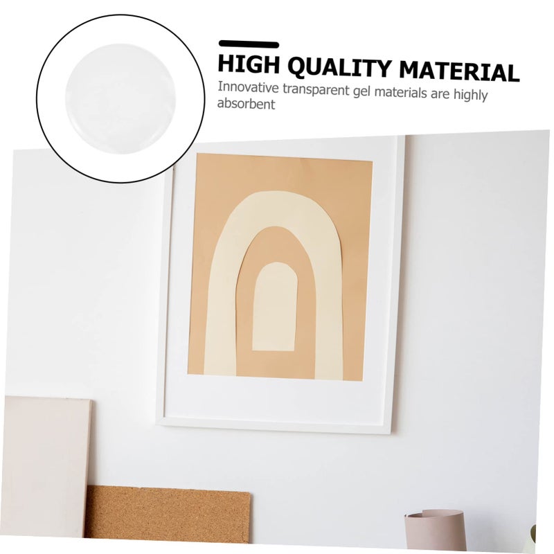 30 Pack White Epoxy Door Wall Protector Patches Reduce Noise Anti Collision Stickers - Image 4
