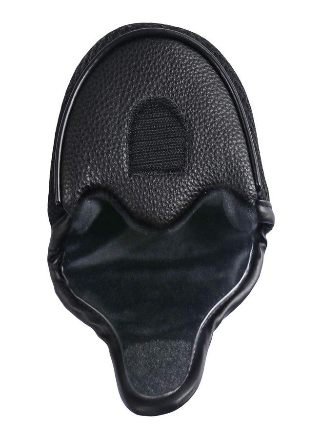 SEACLOUD 1pcs Black PU Leather Magnet Golf Mallet Putter Head Cover Golf Club Putter Headcover Mallet Cover with Magnetic Closure - Image 4