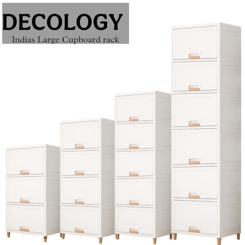DecoLogy Bookshelf for Home |Engineered Books Organizer for Study Room | Multipurpose Book Shelf for Home, Office |Book Organizer for Library | Living Room Furniture (Cupboard Rack - White, 1PCS) - Image 4