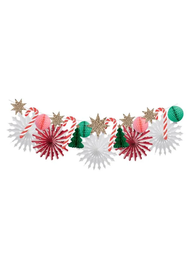Meri Meri Christmas Honeycomb Garland