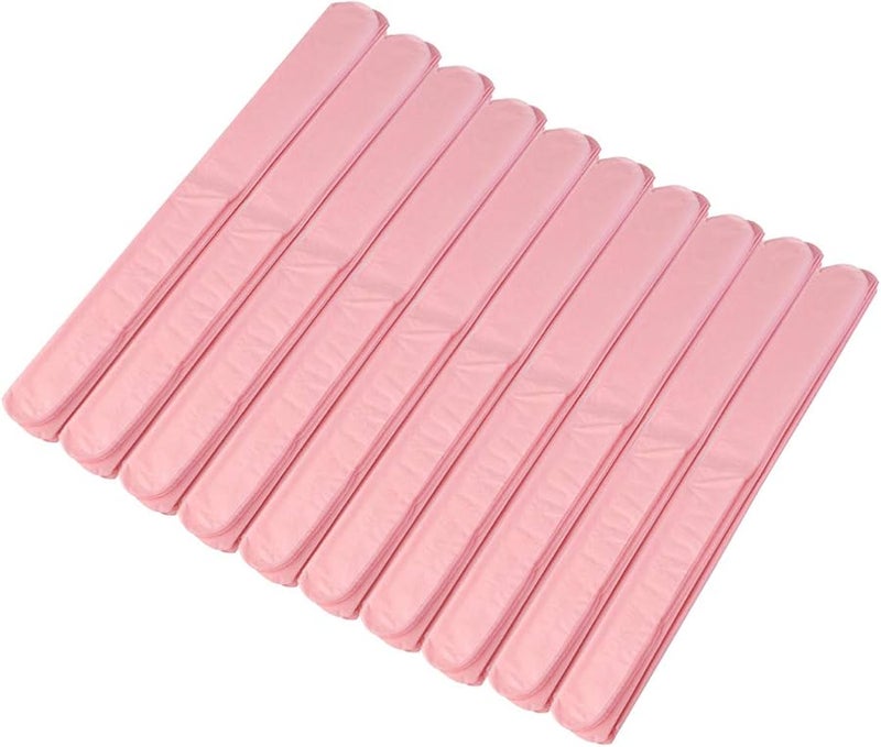 Pink Tissue Paper Pom Poms 10pcs Wedding Decorations Easy Assemble Floral Craft - Image 1