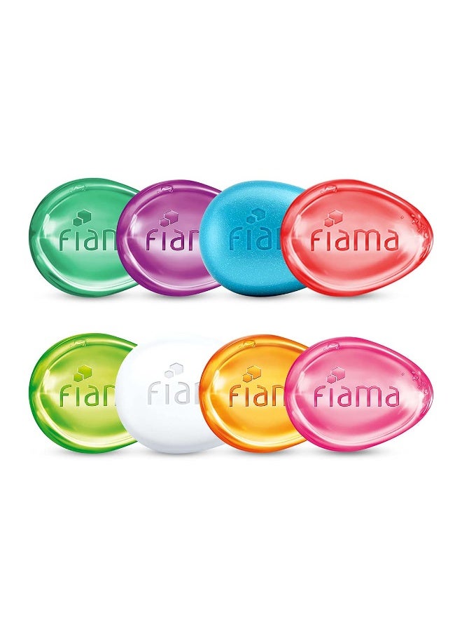 Fiama Gel Bathing Bar Mega Celebration pack, with 8 unique gel bars, with skin conditioners for moisturized skin, 125g soap (Pack of 8) - Image 2