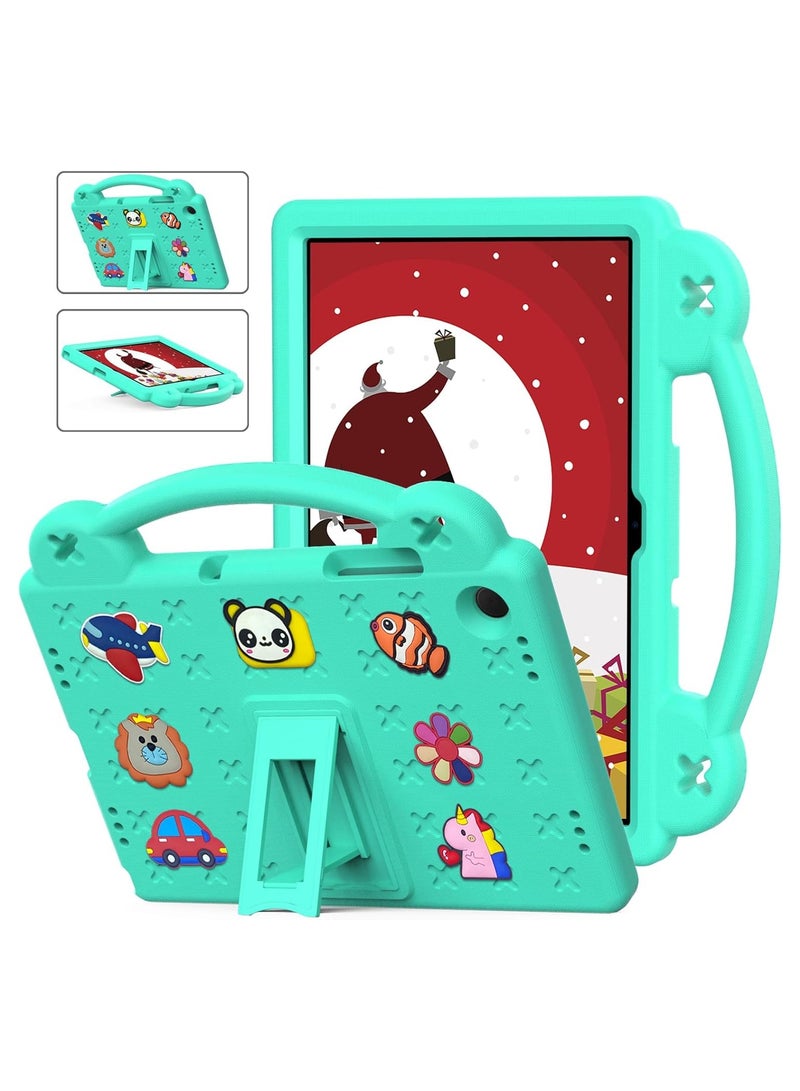 Samsung Galaxy Tab A9 Plus Case 11 inch 2023(SM-X216B), Kids Boy Girl EVA Shockproof Cover Case for Galaxy A9+ Plus Tablet, with Stand Handle (mint green)  - Image 5
