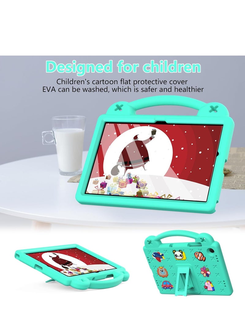 Samsung Galaxy Tab A9 Plus Case 11 inch 2023(SM-X216B), Kids Boy Girl EVA Shockproof Cover Case for Galaxy A9+ Plus Tablet, with Stand Handle (mint green)  - Image 3