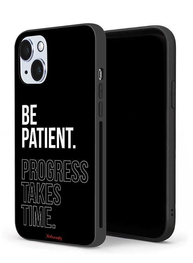 Tolwak Apple iPhone 14 Protective Case Be Patient Progress Takes Time - Image 1