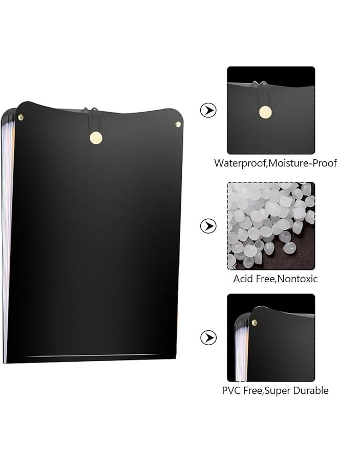 erorex - Expanding File Folder 13 Pockets File Holder Organizer A4 Letter Size Paper Document Receipt Organizer Easy Backpack Access For Classroom Home Office And Travel - Image 1