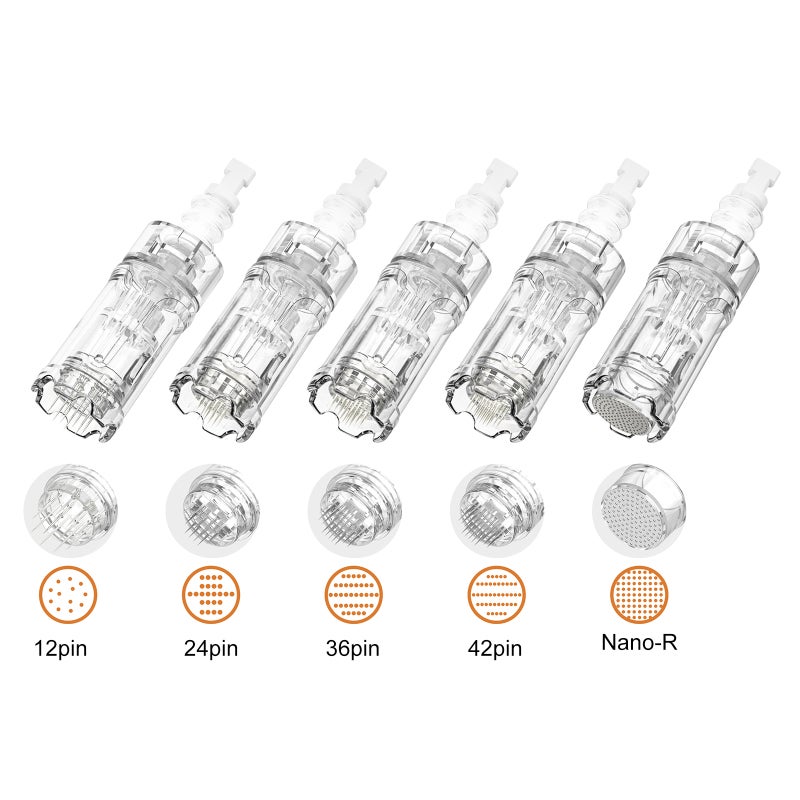 Facial Skin Care 24Pins: Deep Nutrient Absorption Tool - Acne Treatment & Skin Tightening Exfoliator for Face, Scalp & Body Care - Image 5