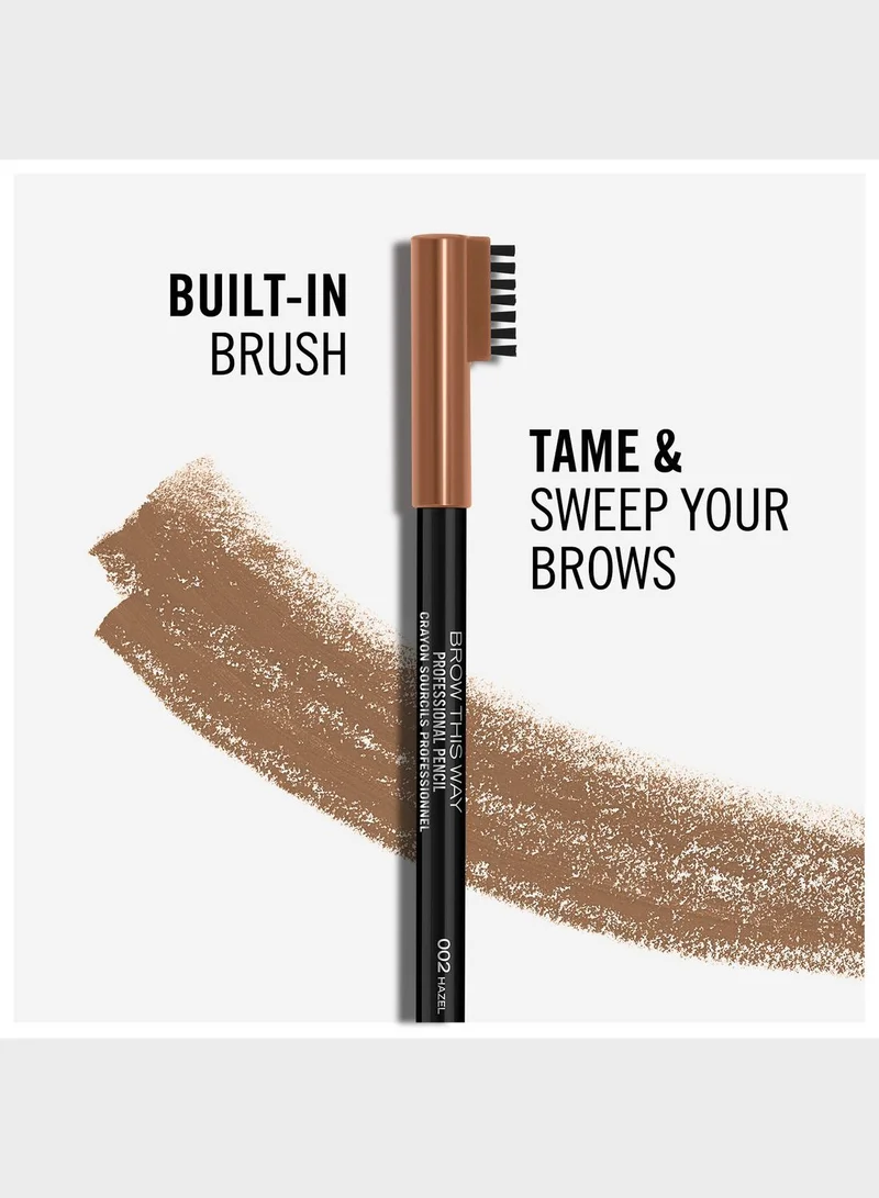 RIMMEL LONDON Rimmel Professional Eyebrow Pencil – 002 – Hazel, 1.4g