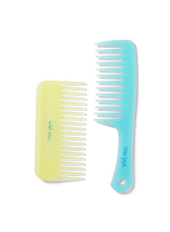 Plugged In Wet Look Shower And Wide Tooth Comb Set - Image 1