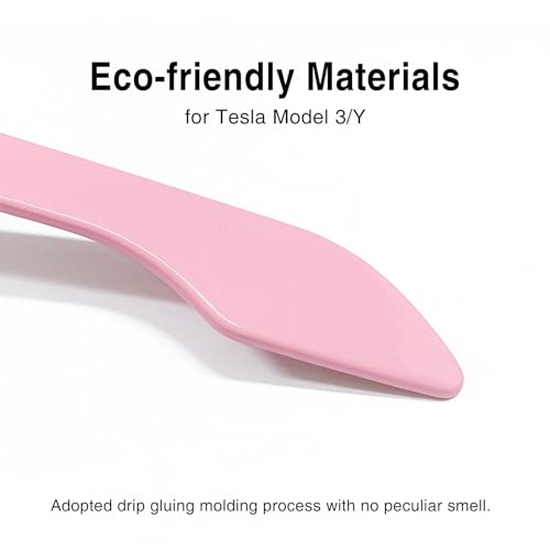 Tesheer for Tesla Pink Door Handle Sticker Anti Scratch for Tesla Car Door Handle Wrap 4PCS Door Handle Protective for Pink Tesla Model 3/Y Accessories (Pink) - Image 5