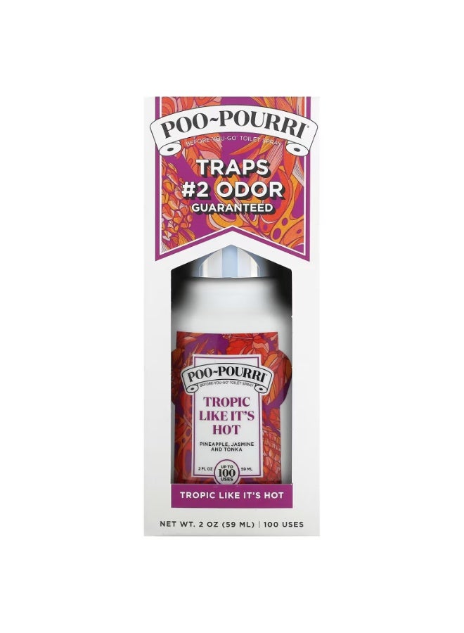 Poo-Pourri, Before-You-Go® Toilet Sprays, Tropic Like It's Hot, 2 oz (59 ml) - Image 2
