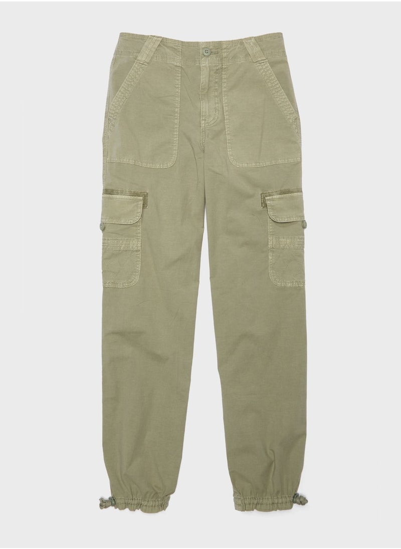 American Eagle - High Waist Baggy Cargo Joggers - Image 1
