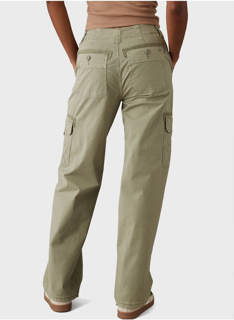 American Eagle - High Waist Baggy Cargo Joggers - Image 1