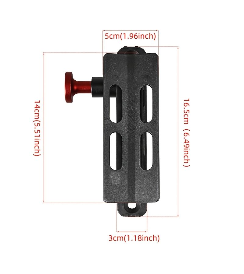 Quick Release Fire Extinguisher Holder Golden Color for UTV Roll Bars - Image 4