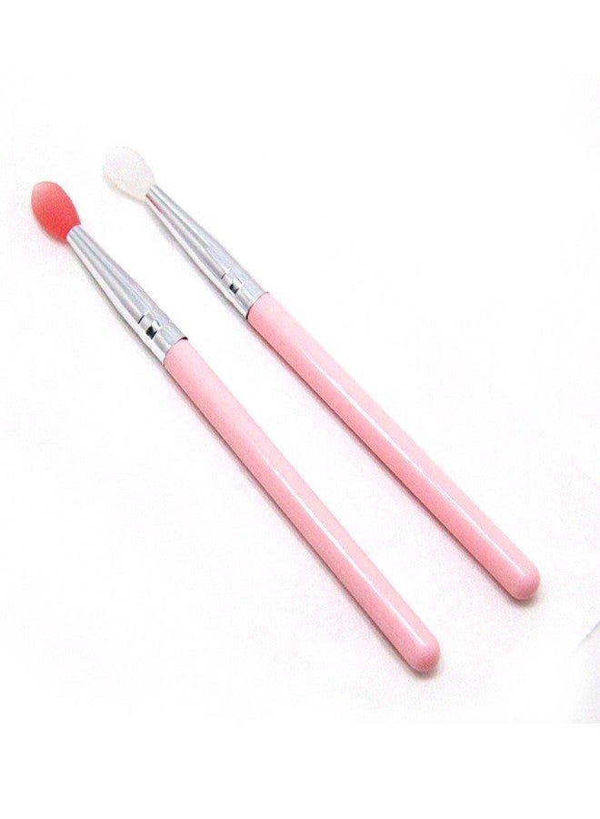 MEYA Silicone Lip Brush Makeup Eyebrow Lip Brushes Cosmetic Makeup Brush Set Silicone Brushes (2pcs Lip Brush) - Image 3