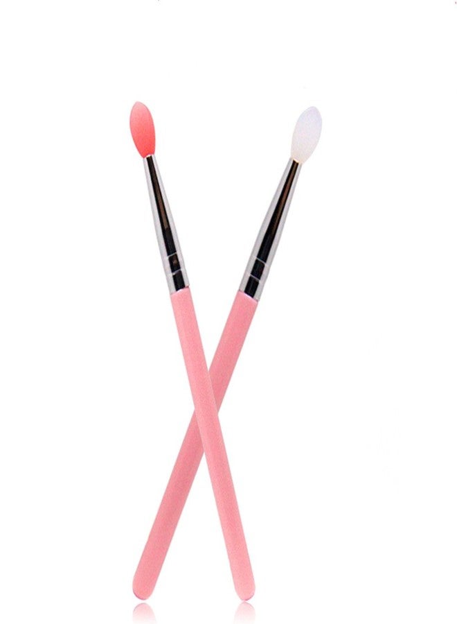 MEYA Silicone Lip Brush Makeup Eyebrow Lip Brushes Cosmetic Makeup Brush Set Silicone Brushes (2pcs Lip Brush) - Image 1