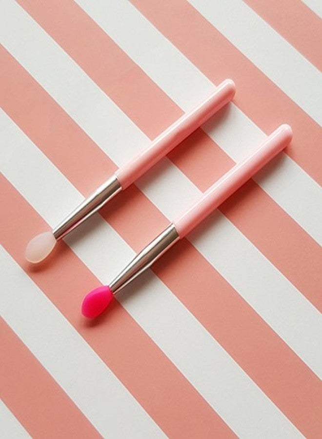 MEYA Silicone Lip Brush Makeup Eyebrow Lip Brushes Cosmetic Makeup Brush Set Silicone Brushes (2pcs Lip Brush) - Image 2