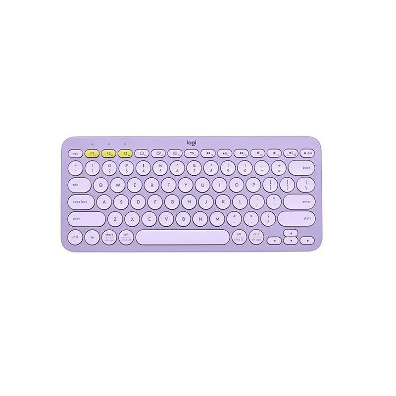 Logitech K380 Wireless Keyboard Silent Multi-Device Bluetooth K380-Star Twilight Purple 