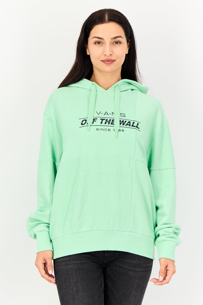 VANS Women Sportswear Fit Long Sleeve Outdoor Hoodie, Mint Green - Image 1