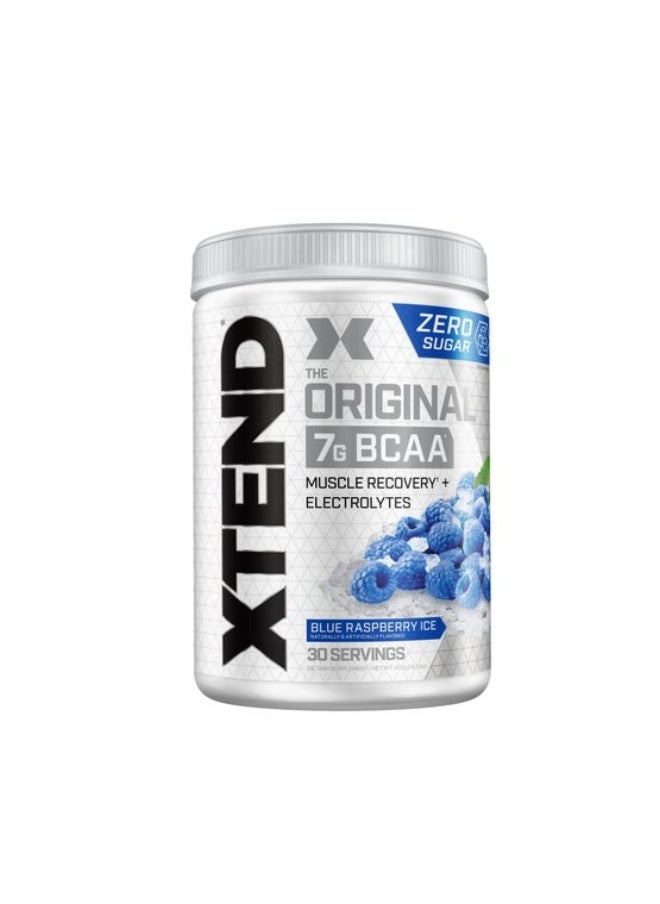 XTEND Xtend The Original 7G BCAA لاستعادة العضلات + إلكتروليتات، نكهة ثلج التوت الأزرق - 30 وجبة  - Image 1