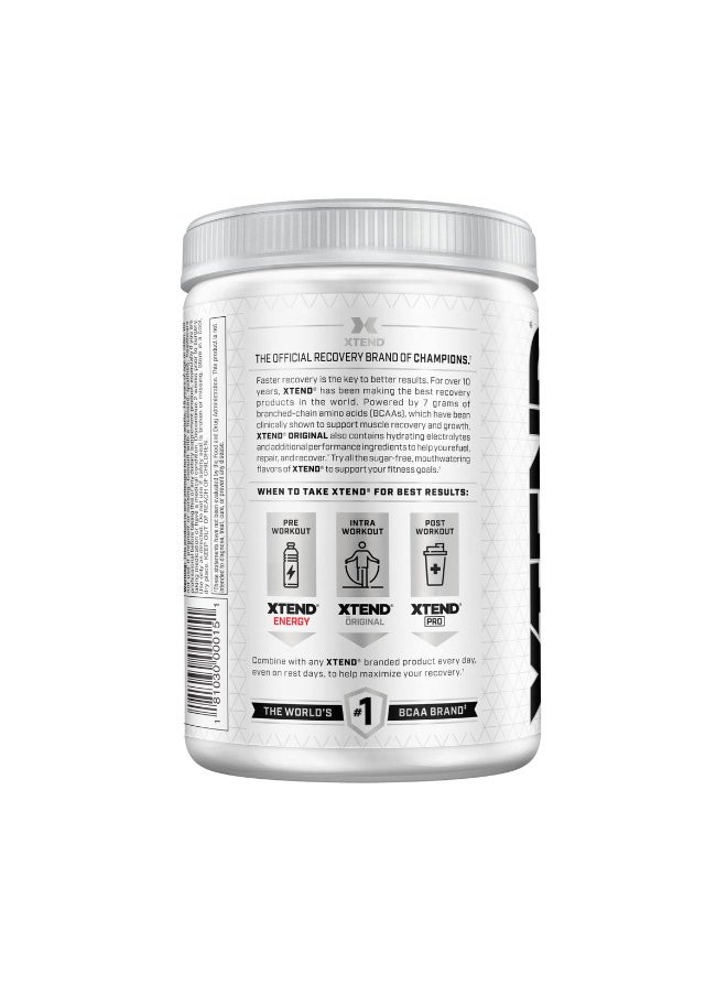 XTEND Xtend The Original 7G BCAA لاستعادة العضلات + إلكتروليتات، نكهة ثلج التوت الأزرق - 30 وجبة  - Image 3