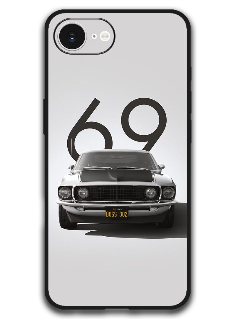 Theodor Case Compatible with Apple iPhone 16e 6.1 Inch Protection Shockproof Bumper Cover - Car (1) - Image 1