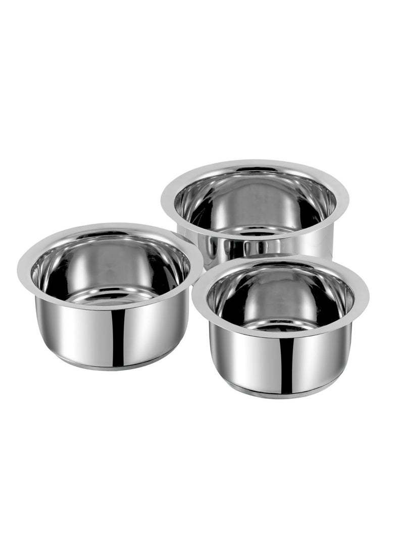 Bisbell Stainless Steel 7-Piece Cooking Pot Set with Lids – Durable Curry and Serving Cookware Collection - Image 2