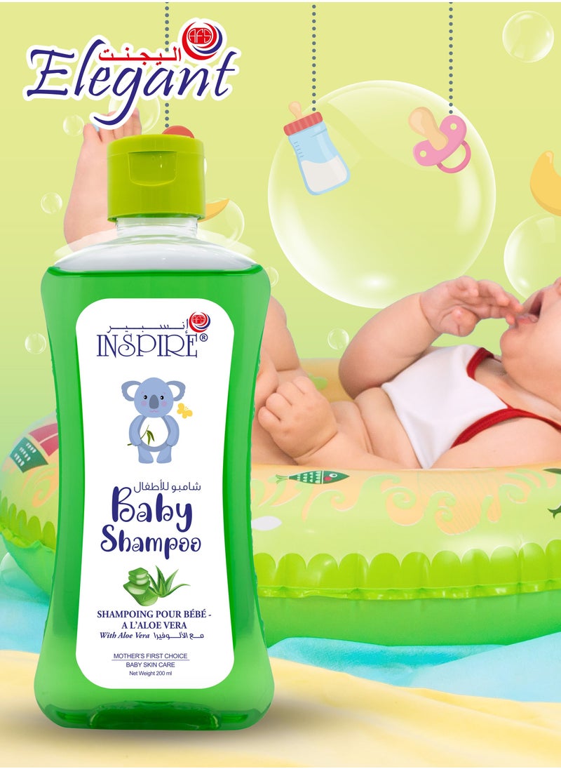 Inspire - Aloe vera Inspire Baby Shampoo 200ML - Image 1