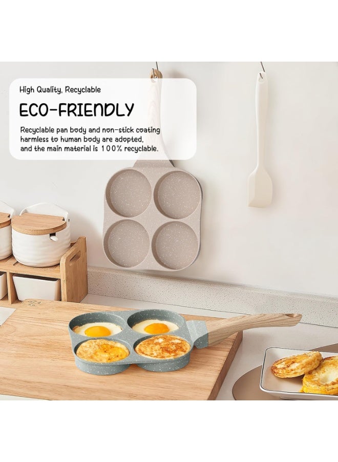 عجة البيض، طاسة عجة الجرانيت غير اللاصقة، طاسة الفطار، طاسة لعمل البيض مناسبة لفرن الغاز وتجهيزات المطبخ التعريفي. - Image 3