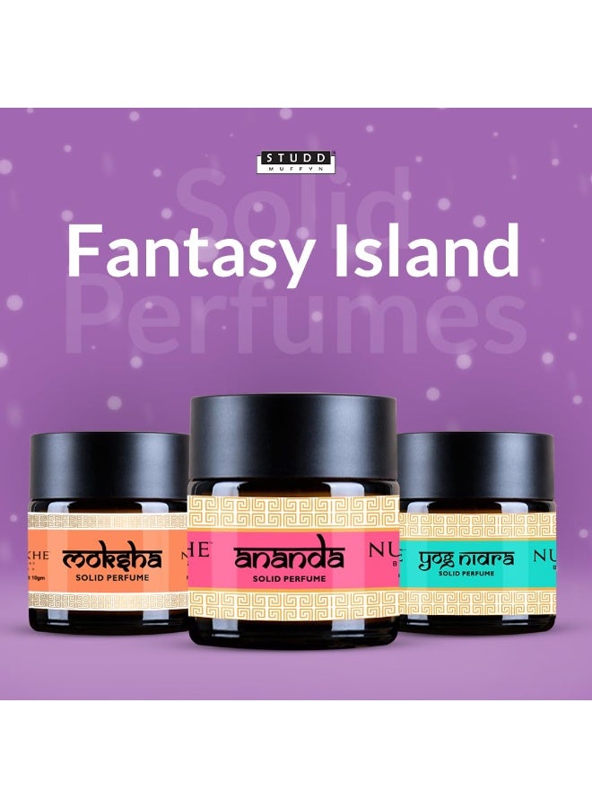 Studd Muffyn Nuskhe by Paras | Solid Perfume (Pack of 3) (Ananda, Moksha, YOG Nidra) | for Men & Women | Perfume Gift Set | 10 Gram Each | Long Lasting Perfume - Image 4