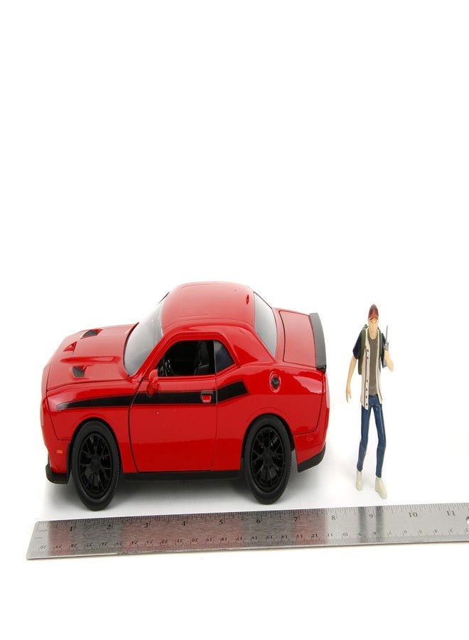 Jada The Walking Dead 1:24 2015 Dodge Challenger Die-Cast Car & 2.75" Glen Figure, Toys for Teens & Adults - Image 4