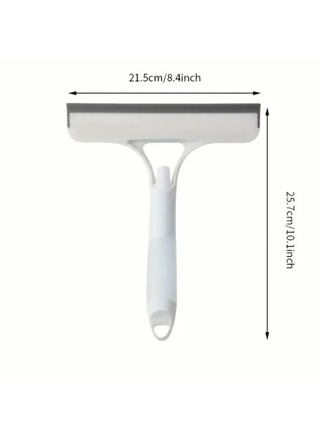 فرشاة تنظيف الزجاج الصفراء مع زجاجة رذاذ وكاشطة للنوافذ والمرايا - Image 3