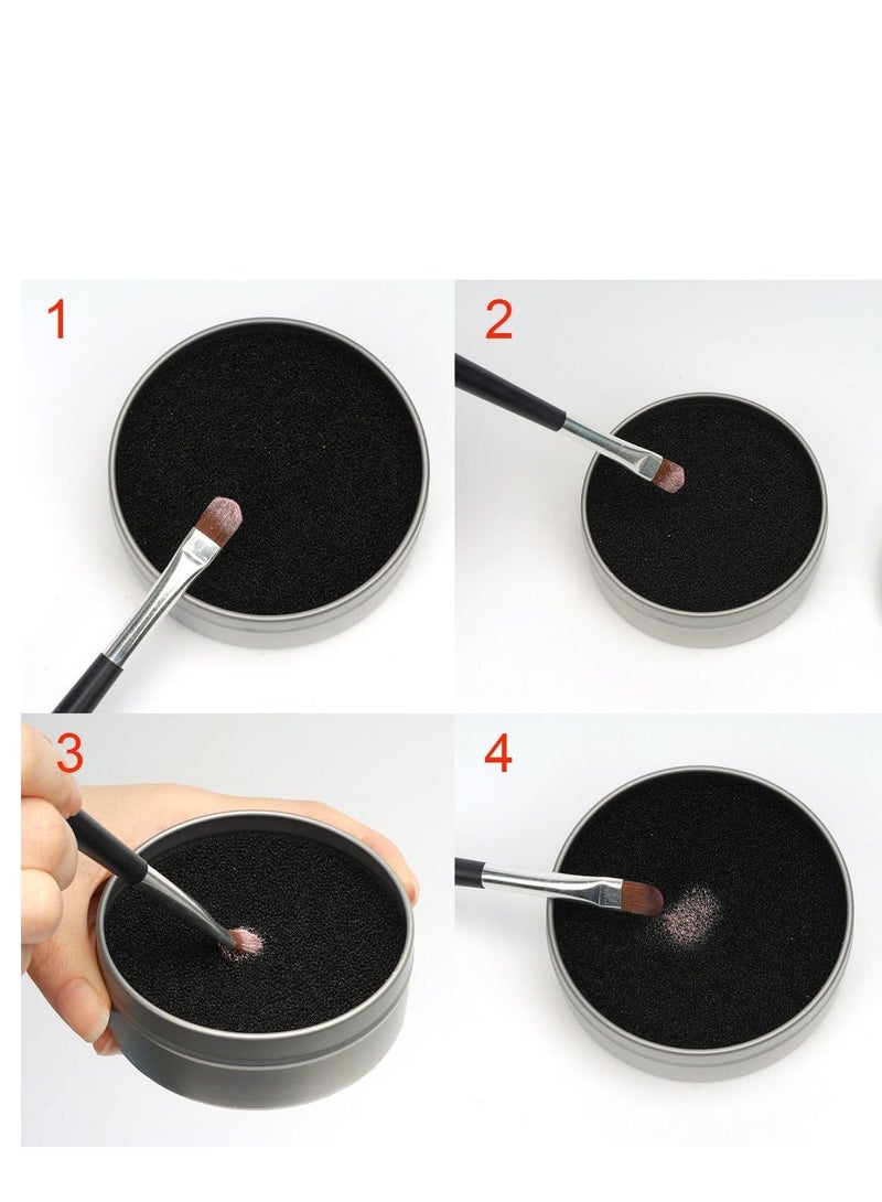 Excefore Makeup Brushes Color Removal Cleaner Sponge + Switch Armband Cleaner Arm Sponge 2 in 1 Set - Image 5