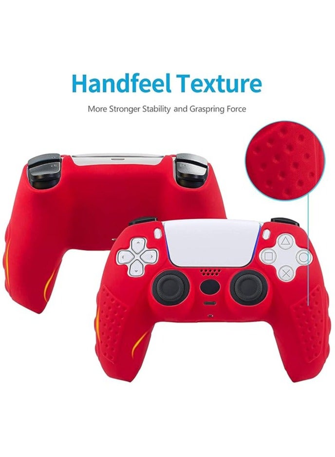 Silicone Protective Cover For PlayStation 5 Controllers -red - Image 1