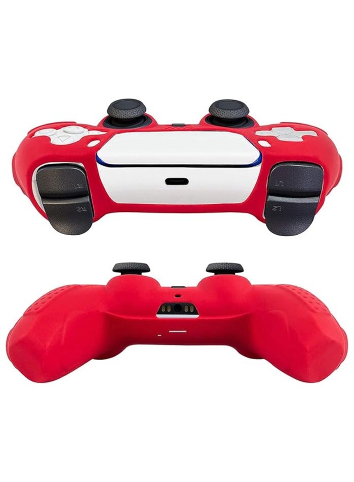 Silicone Protective Cover For PlayStation 5 Controllers -red - Image 3