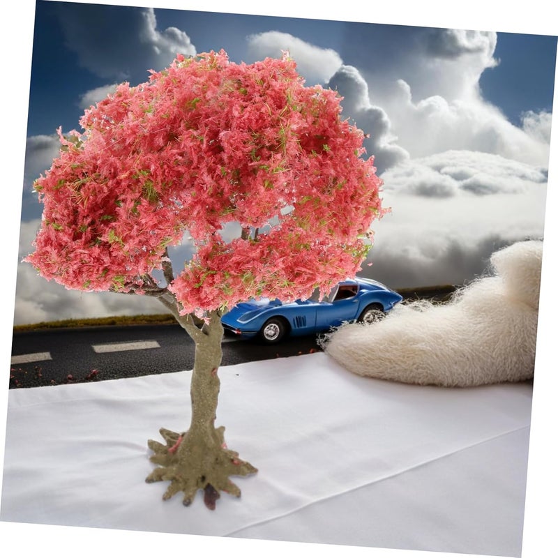 POPETPOP Highly Detailed Micro Landscape Ornaments Miniature Trees for Model Railway DIY Scenery Plastic Landscape Decor - Image 5