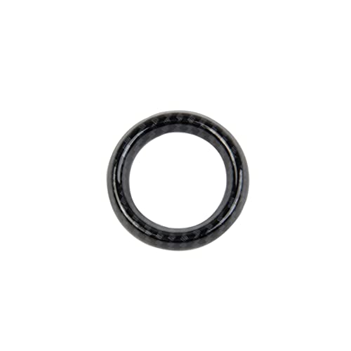 crosselec Carbon Fiber Engine Start/Stop Push Start Button Cover Trims for Chevrolet Corvette C8 2020-2023(Outer Ring), black outer ring, (21JB-KWT82-121) - Image 3