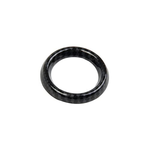 crosselec Carbon Fiber Engine Start/Stop Push Start Button Cover Trims for Chevrolet Corvette C8 2020-2023(Outer Ring), black outer ring, (21JB-KWT82-121) - Image 2