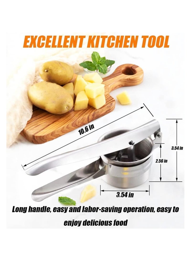 general Professional Stainless Steel Potato Masher - Makes fluffy mashed potatoes, suitable for fruit and baby food - Potato Mashers - Image 3