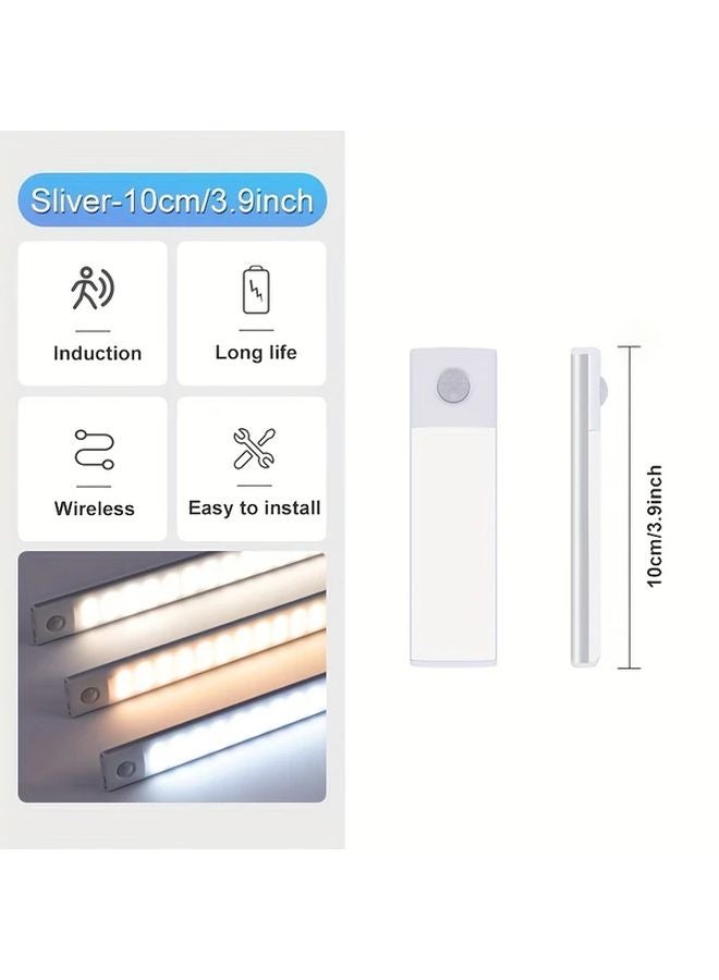 Smart Human Sensing Light 10cm Aluminum Alloy 3 Modes Color Changing Stepless Dimming - Image 1